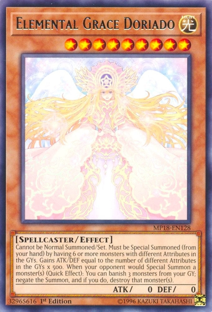 Image for Elemental Grace Doriado (MP18-EN128) (MP18) - YuGiOh