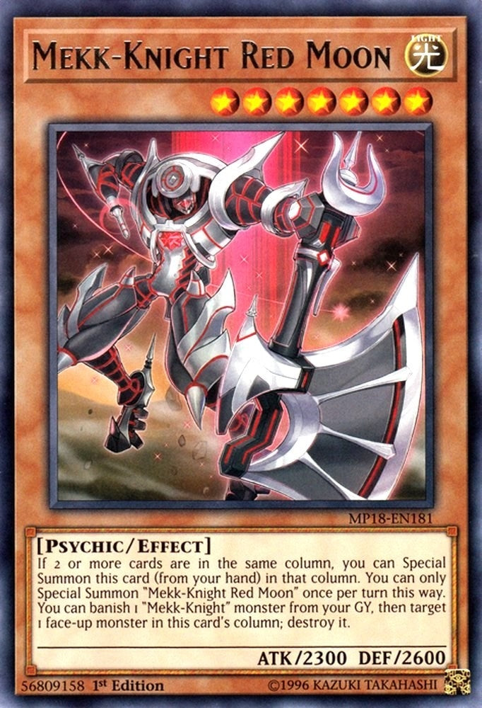 Image for Mekk-Knight Red Moon (MP18-EN181) (MP18) - YuGiOh