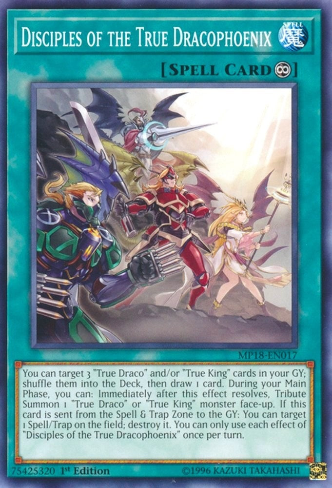 Image for Disciples of the True Dracophoenix (MP18-EN017) (MP18) - YuGiOh