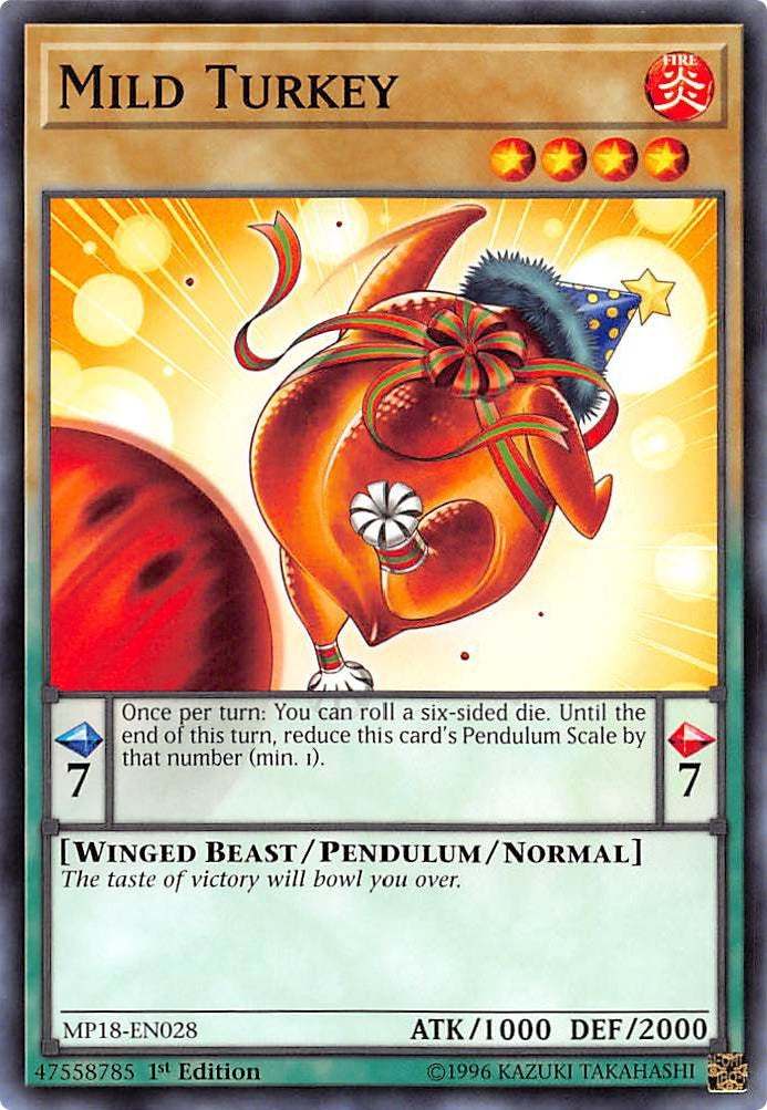 Image for Mild Turkey (MP18-EN028) (MP18) - YuGiOh