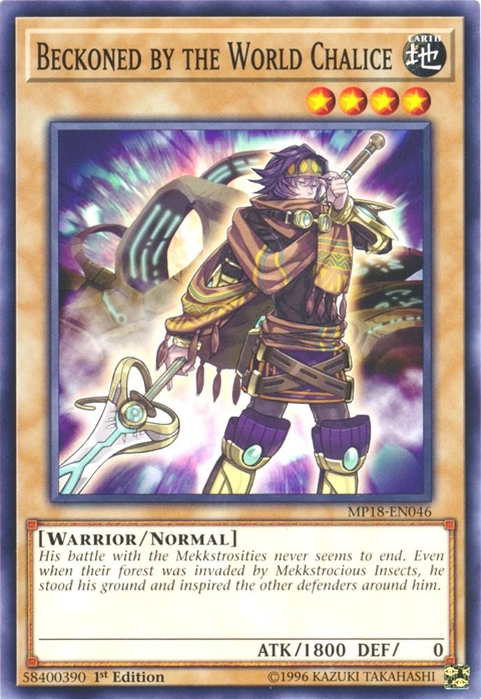 Image for Beckoned by the World Chalice (MP18-EN046) (MP18) - YuGiOh