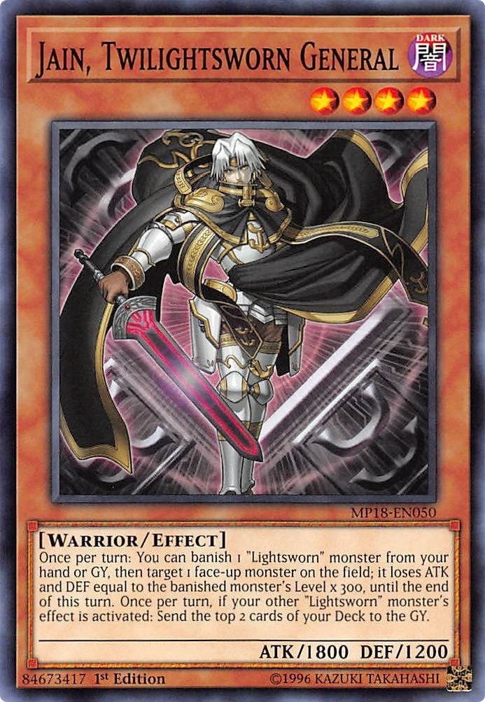 Image for Jain, Twilightsworn General (MP18-EN050) (MP18) - YuGiOh