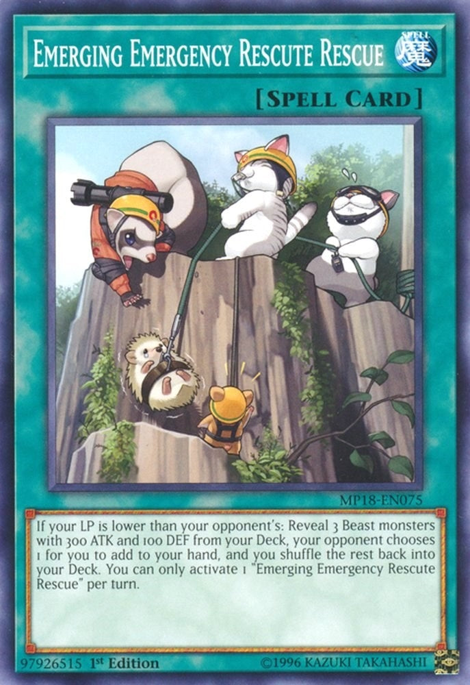 Image for Emerging Emergency Rescute Rescue (MP18-EN075) (MP18) - YuGiOh
