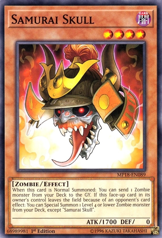 Image for Samurai Skull (MP18-EN089) (MP18) - YuGiOh