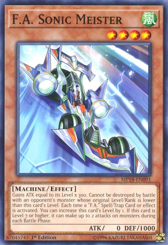 Image for F.A. Sonic Meister (MP18-EN091) (MP18) - YuGiOh