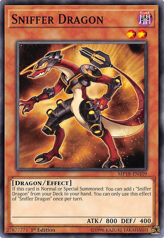 Image for Sniffer Dragon (MP18-EN109) (MP18) - YuGiOh