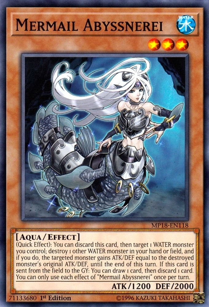 Image for Mermail Abyssnerei (MP18-EN118) (MP18) - YuGiOh