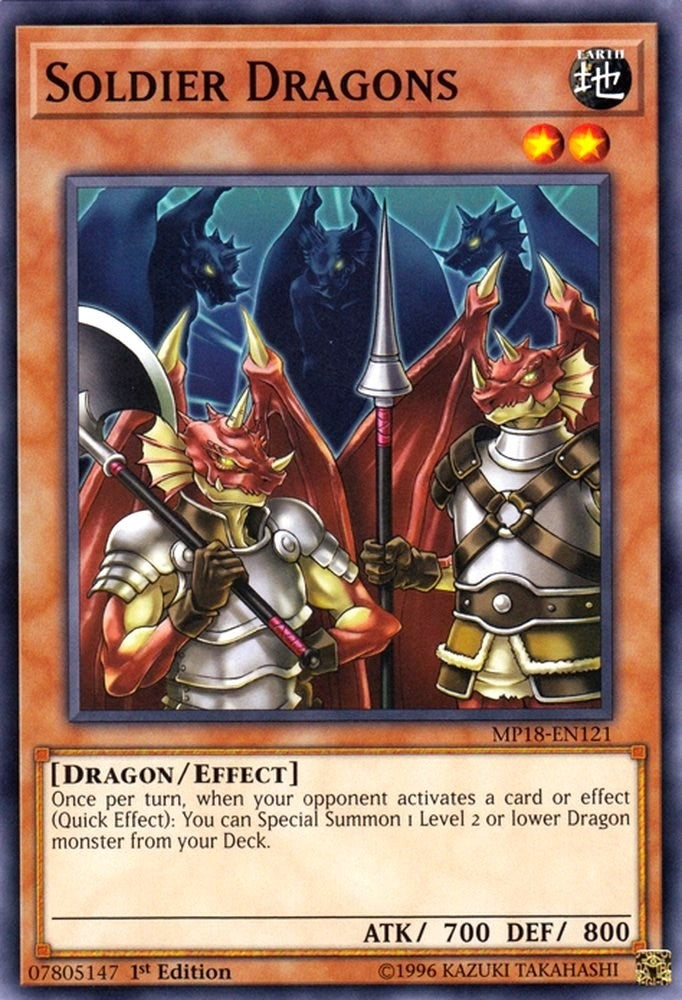 Image for Soldier Dragons (MP18-EN121) (MP18) - YuGiOh