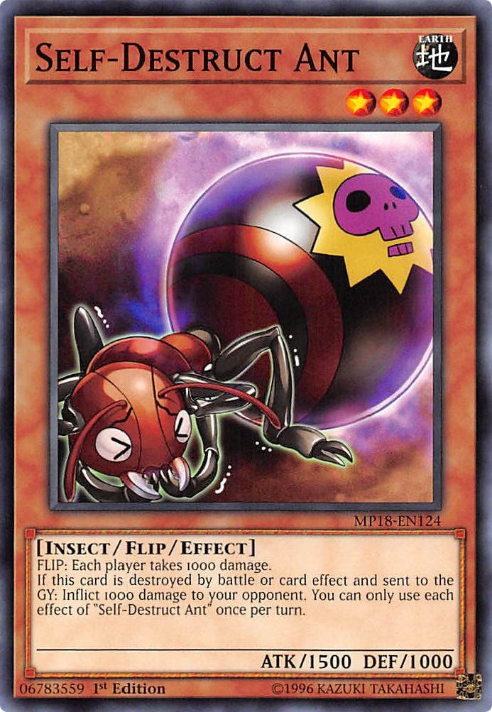 Image for Self-Destruct Ant (MP18-EN124) (MP18) - YuGiOh