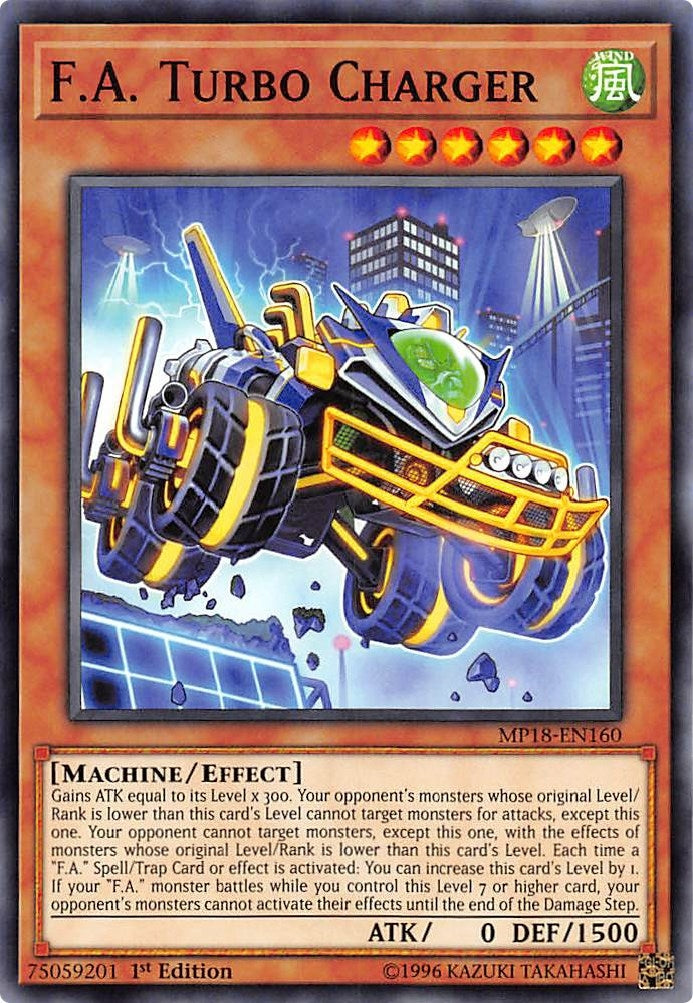 Image for F.A. Turbo Charger (MP18-EN160) (MP18) - YuGiOh