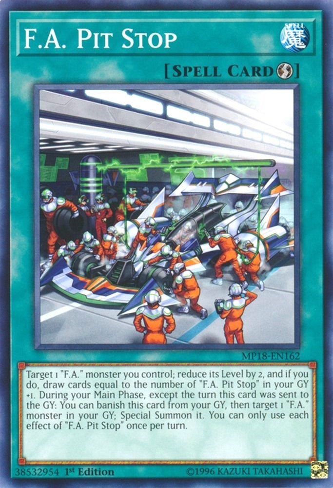 Image for F.A. Pit Stop (MP18-EN162) (MP18) - YuGiOh