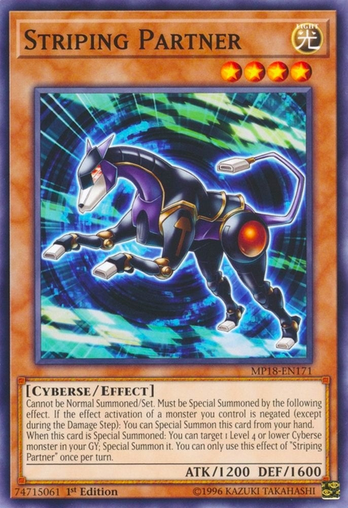 Image for Striping Partner (MP18-EN171) (MP18) - YuGiOh