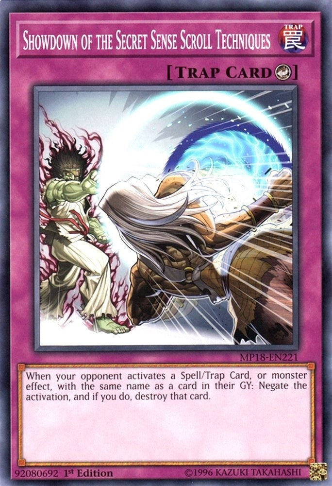Image for Showdown of the Secret Sense Scroll Techniques (MP18-EN221) (MP18) - YuGiOh