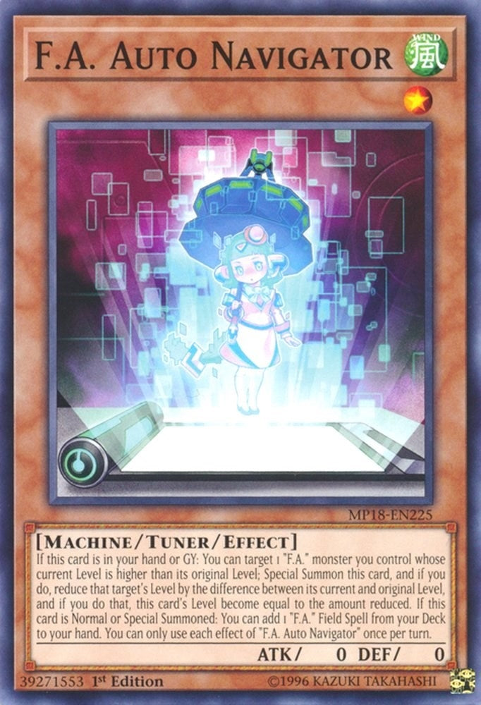 Image for F.A. Auto Navigator (MP18-EN225) (MP18) - YuGiOh