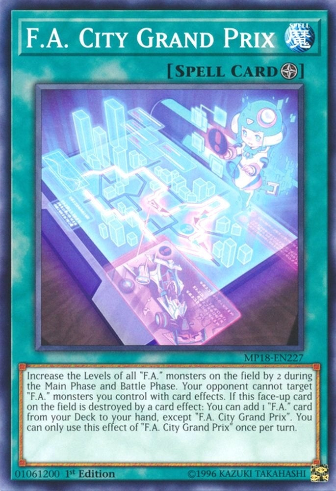 Image for F.A. City Grand Prix (MP18-EN227) (MP18) - YuGiOh