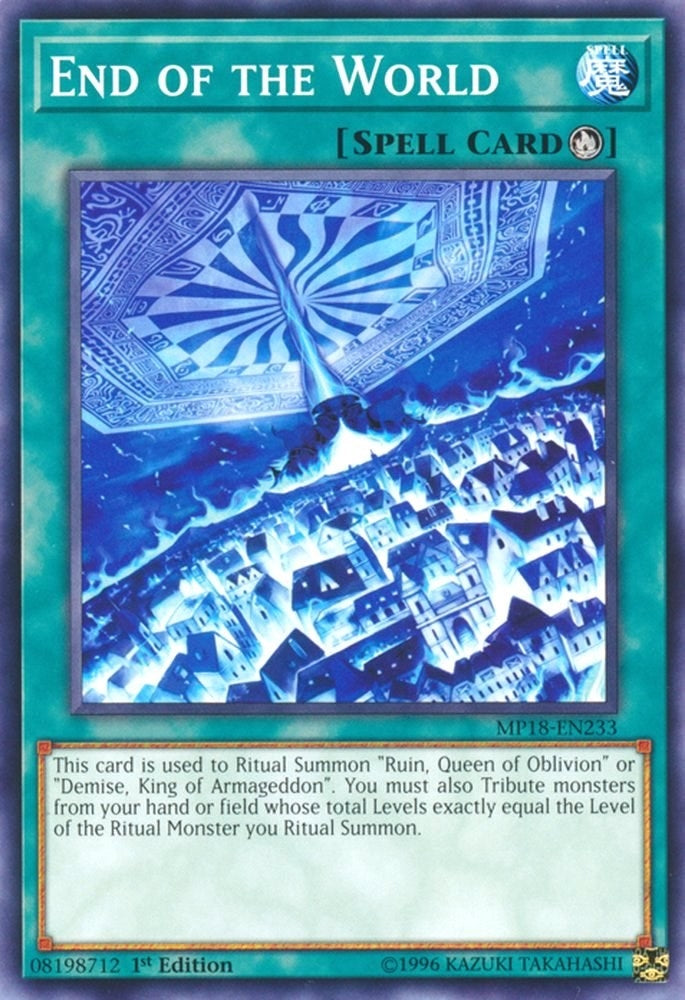 Image for End of the World (MP18-EN233) (MP18) - YuGiOh