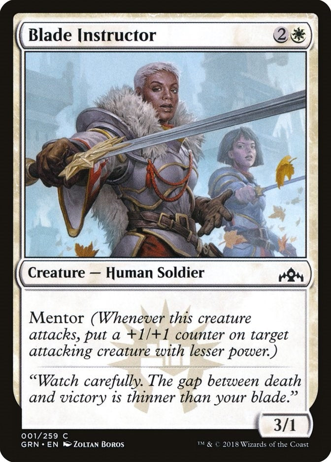 Image for Blade Instructor (1) (Guilds of Ravnica) - Magic: The Gathering