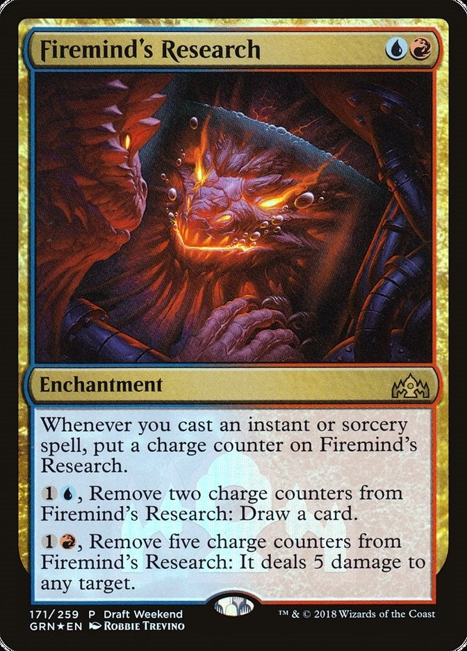 Image for Firemind's Research (Draft Weekend) (171) (Launch Party & Release Event Promos) - Magic: The Gathering