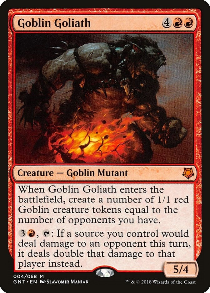 Image for Goblin Goliath (4) (Magic Game Night) - Magic: The Gathering