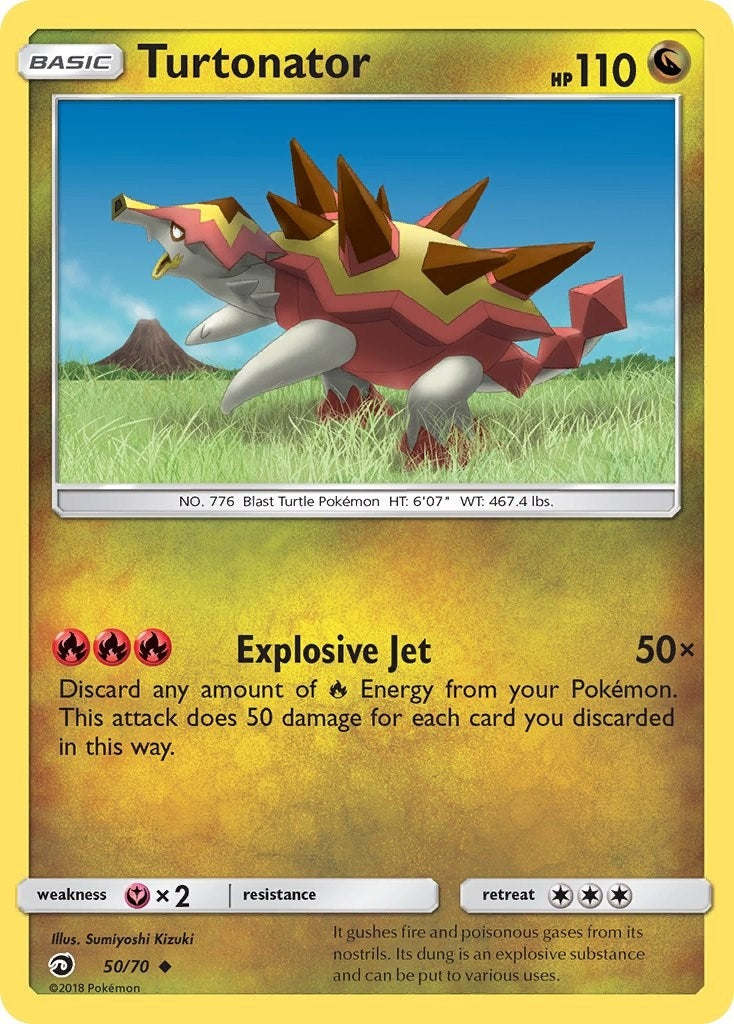 Image for Turtonator (50/70) (DRM) - Pokemon
