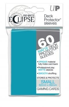 Image for PRO-Matte Eclipse Small Deck Protector Sleeves - Sky Blue (Classic) (60-Pack) - Card Sleeves