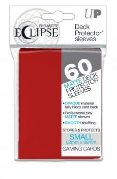 Image for PRO-Matte Eclipse Small Deck Protector Sleeves - Apple Red (Classic) (60-Pack) - Card Sleeves