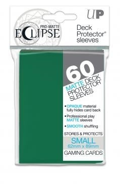 Image for PRO-Matte Eclipse Small Deck Protector Sleeves - Forest Green (Classic) (60-Pack) - Card Sleeves