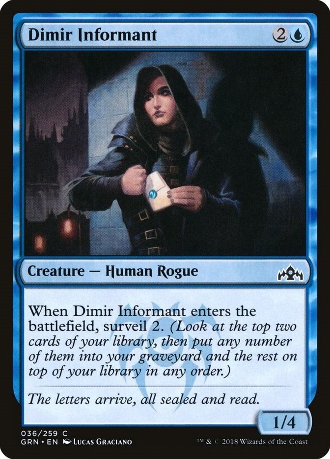 Image for Dimir Informant (36) (Guilds of Ravnica) - Magic: The Gathering