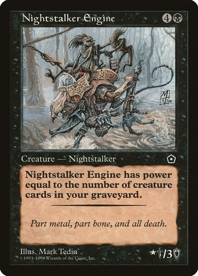 Image for Nightstalker Engine (Portal Second Age) - Magic: The Gathering