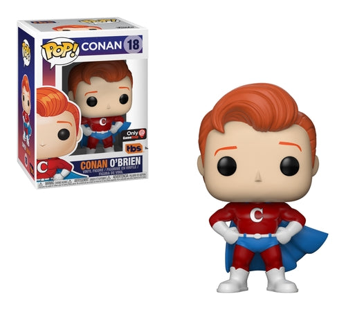 Image for Conan O'Brien: Conan O'Brien (Superhero) (GameStop Exclusive) - Funko