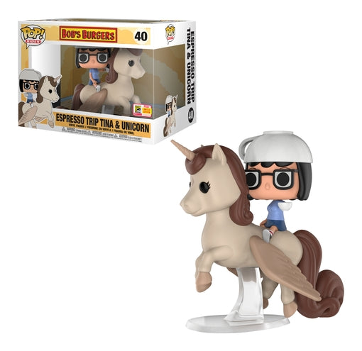 Image for Bob's Burgers: Espresso Trip Tina & Unicorn - Funko