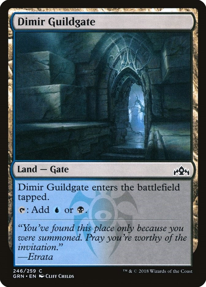 Image for Dimir Guildgate (246) (246) (Guilds of Ravnica) - Magic: The Gathering