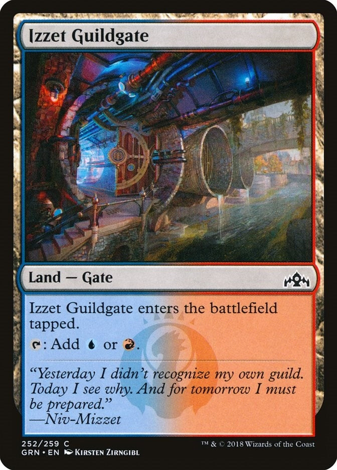 Image for Izzet Guildgate (252) (252) (Guilds of Ravnica) - Magic: The Gathering