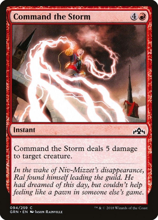 Image for Command the Storm (94) (Guilds of Ravnica) - Magic: The Gathering