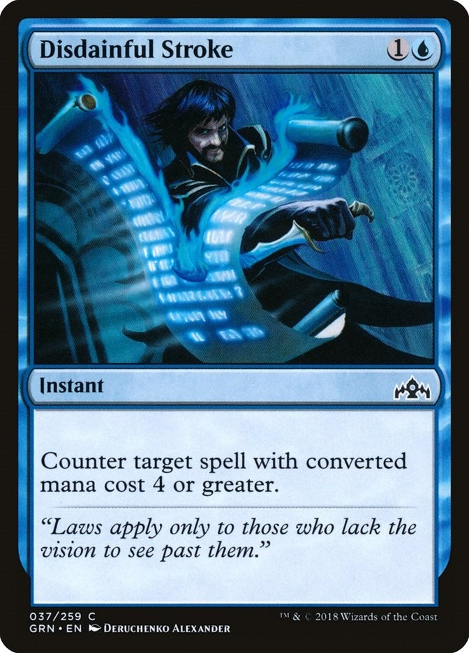 Image for Disdainful Stroke (37) (Guilds of Ravnica) - Magic: The Gathering