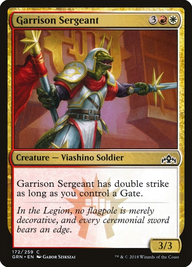 Image for Garrison Sergeant (172) (Guilds of Ravnica) - Magic: The Gathering