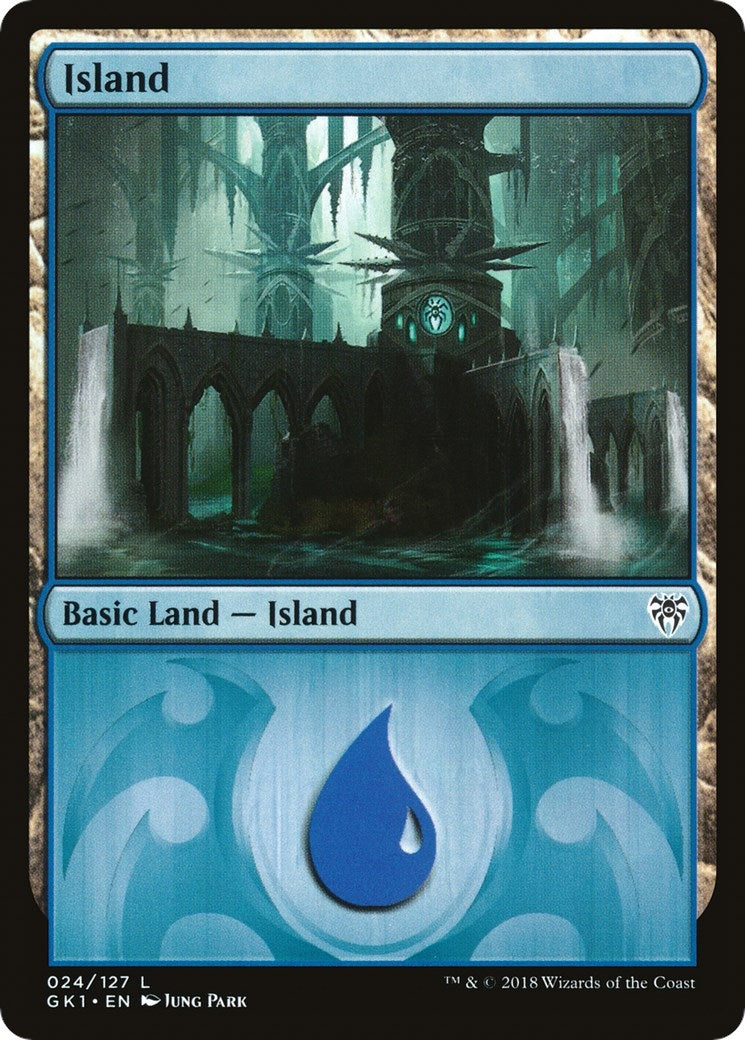 Image for Island (024) (24) (Guilds of Ravnica: Guild Kits) - Magic: The Gathering