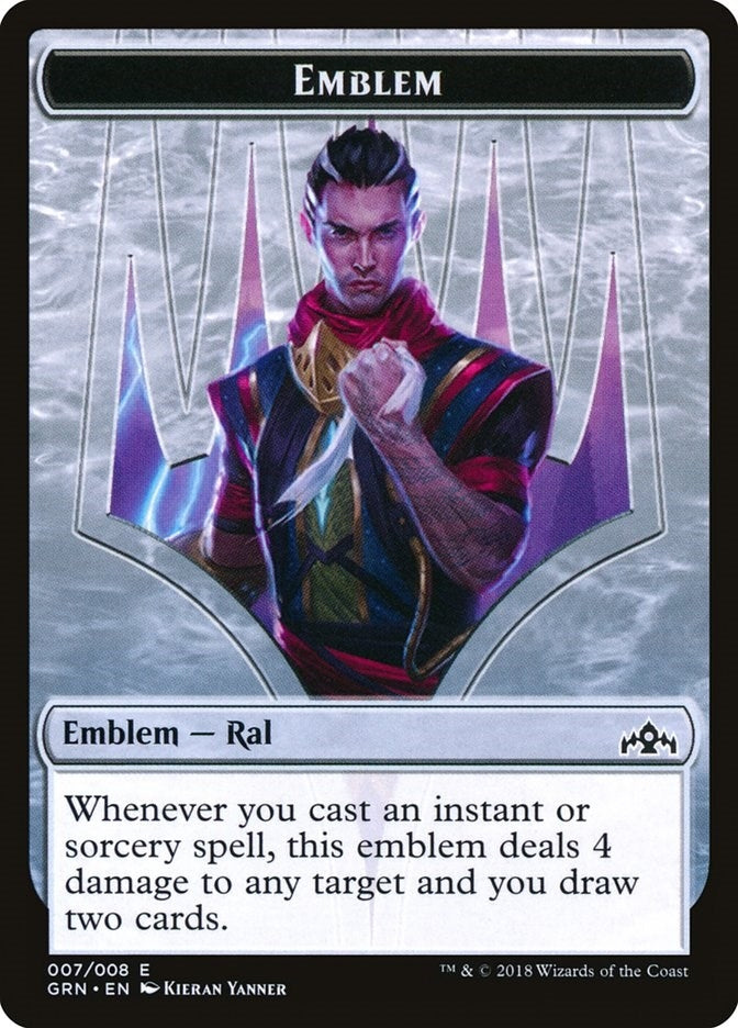 Image for Emblem - Ral, Izzet Viceroy (7) (Guilds of Ravnica) - Magic: The Gathering