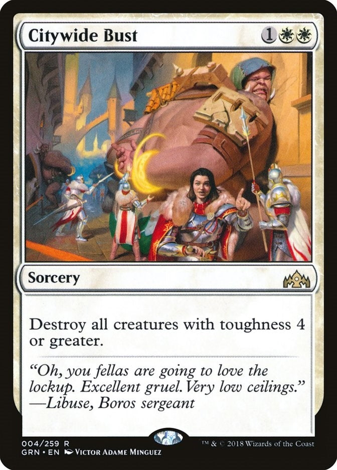 Image for Citywide Bust (4) (Guilds of Ravnica) - Magic: The Gathering