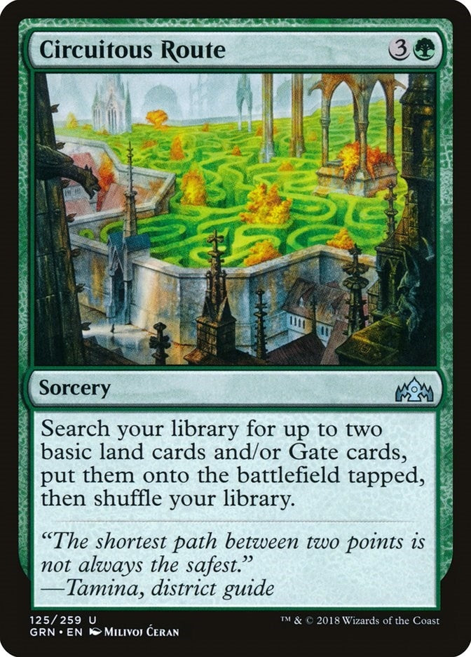 Image for Circuitous Route (125) (Guilds of Ravnica) - Magic: The Gathering
