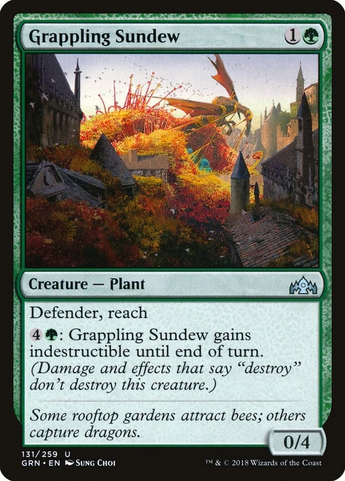 Image for Grappling Sundew (131) (Guilds of Ravnica) - Magic: The Gathering