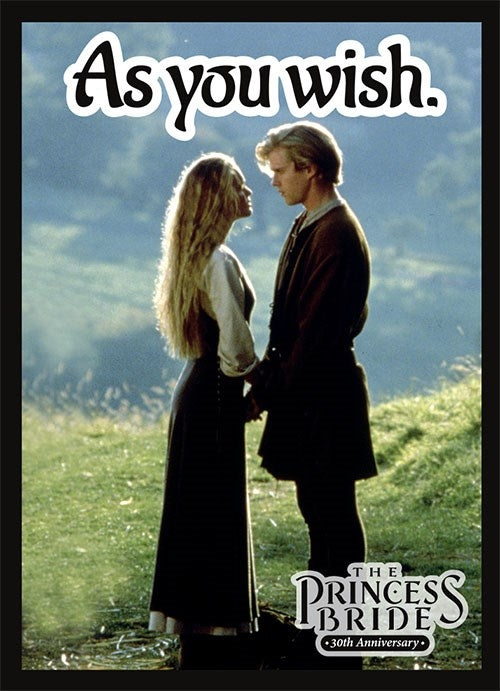 Image for Double Matte Sleeve - Princess Bride: As You Wish (50-Pack) - Card Sleeves