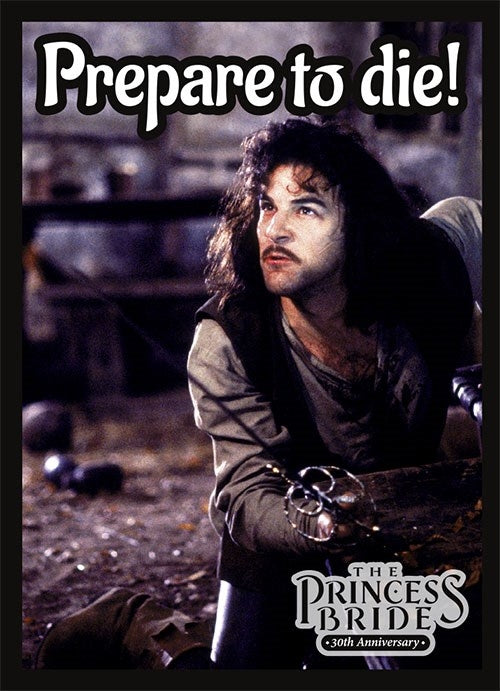Image for Double Matte Sleeve - Princess Bride: Prepare to Die! (50-Pack) - Card Sleeves