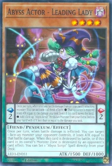 Image for Abyss Actor - Leading Lady (LED3-EN051) (LED3) - YuGiOh