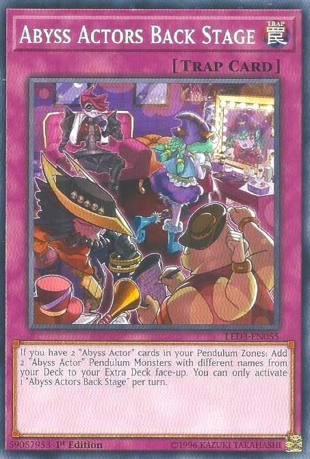 Image for Abyss Actors Back Stage (LED3-EN055) (LED3) - YuGiOh