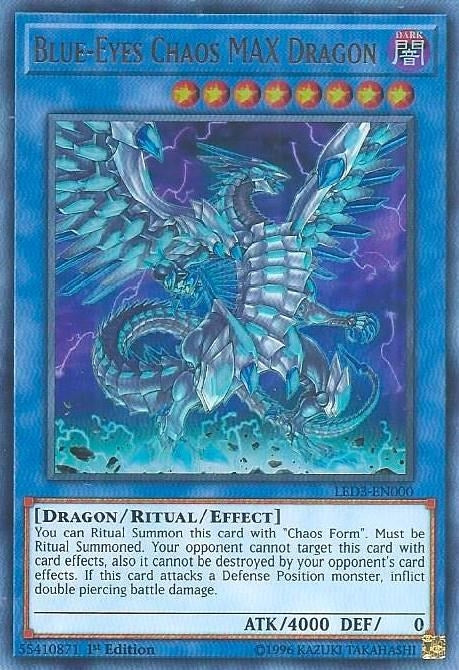Image for Blue-Eyes Chaos MAX Dragon (LED3-EN000) (LED3) - YuGiOh