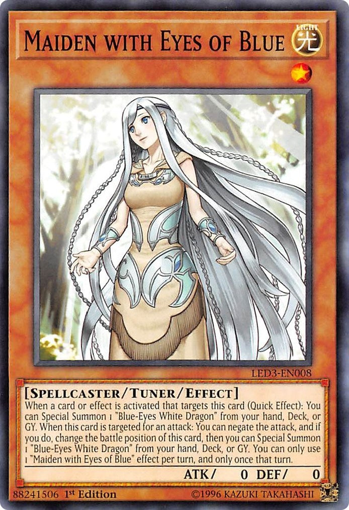 Image for Maiden with Eyes of Blue (LED3-EN008) (LED3) - YuGiOh