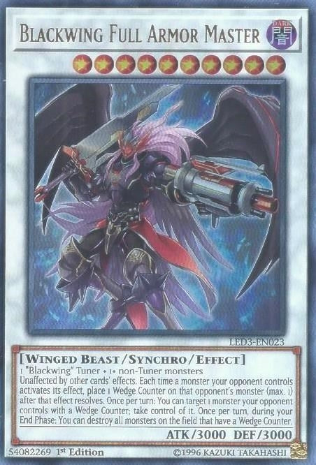 Image for Blackwing Full Armor Master (LED3-EN023) (LED3) - YuGiOh