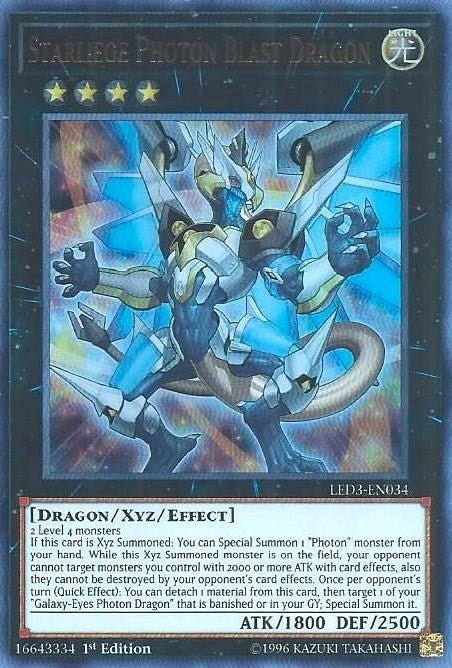 Image for Starliege Photon Blast Dragon (LED3-EN034) (LED3) - YuGiOh