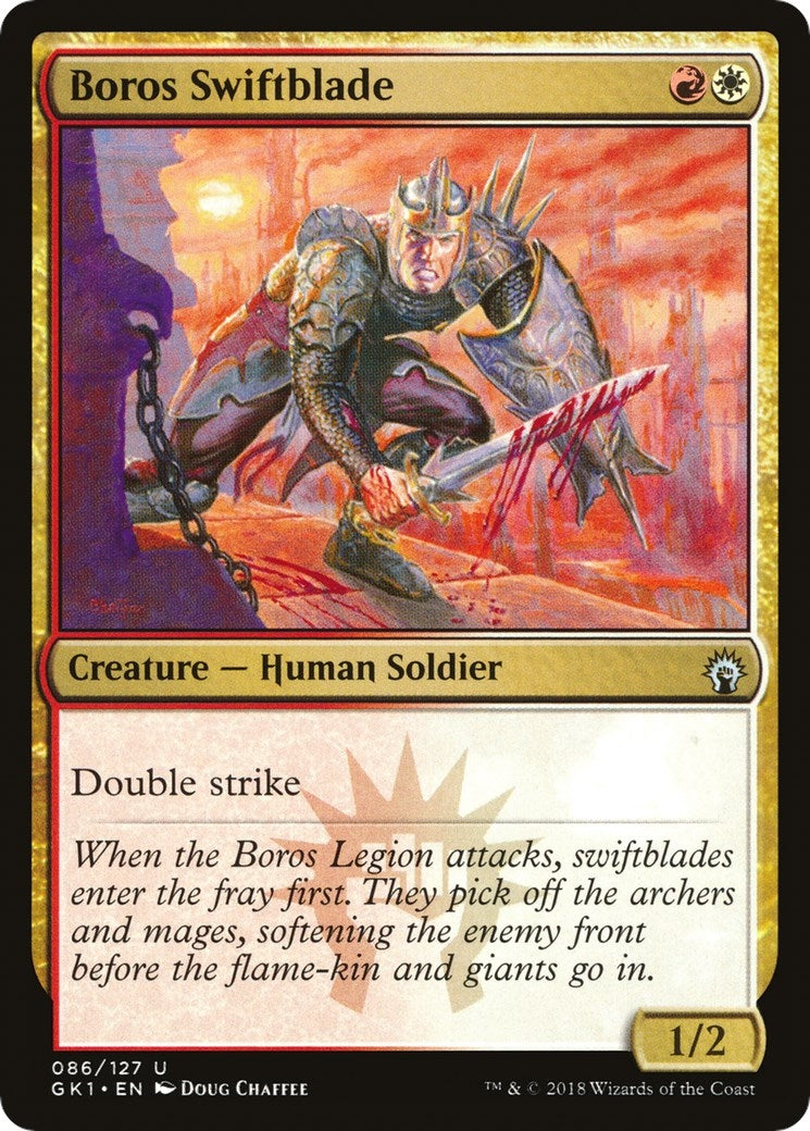 Image for Boros Swiftblade (86) (Guilds of Ravnica: Guild Kits) - Magic: The Gathering